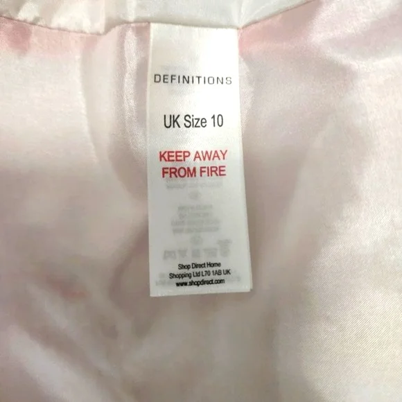 Definitions (UK) Women's Soft Pink Summer Coat   Size US 6  UK 10 - Picture 11 of 11